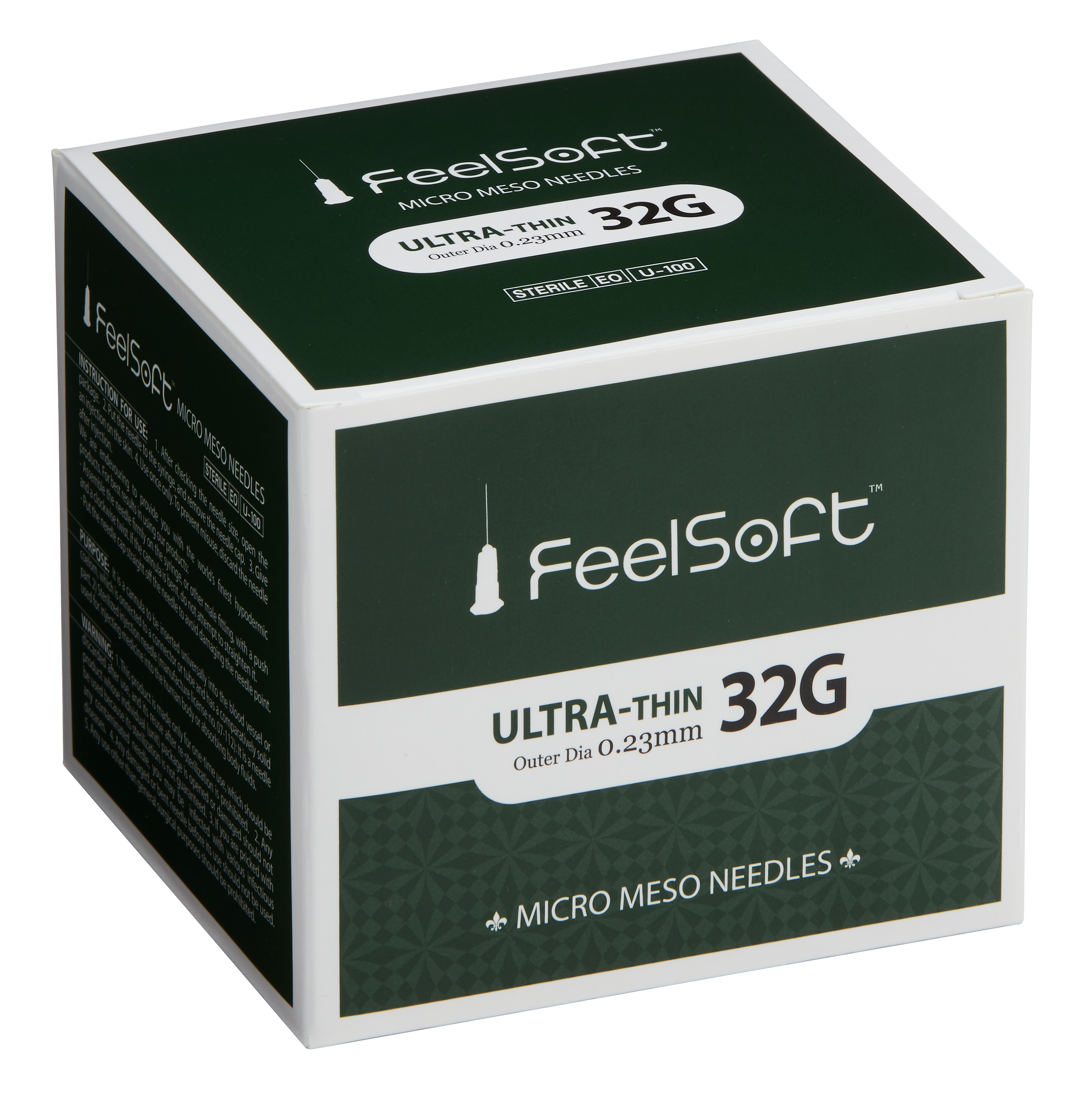 Feel Soft Microneedles 32G (Ø 0.23 mm)