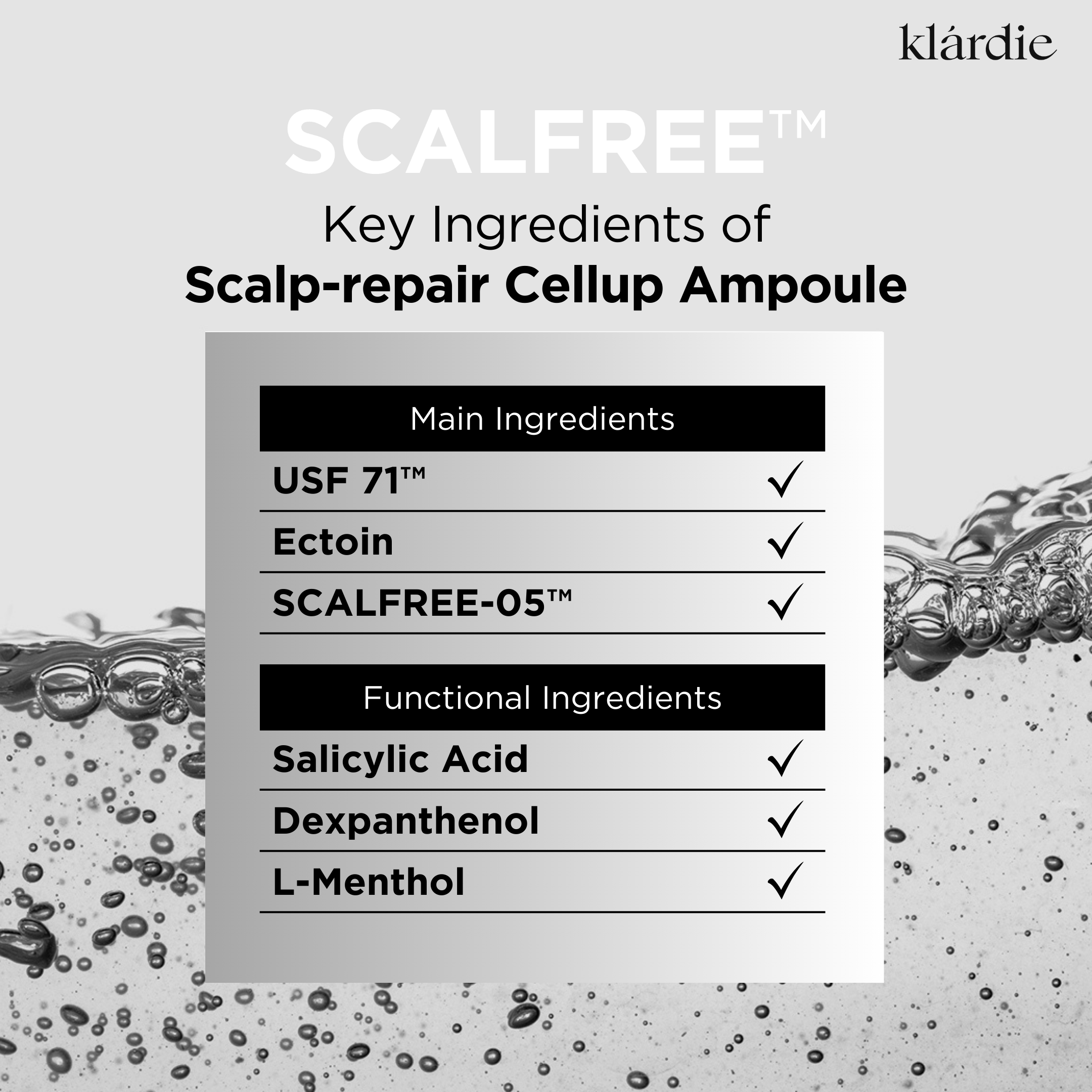 KLARDIE SCALP FREE